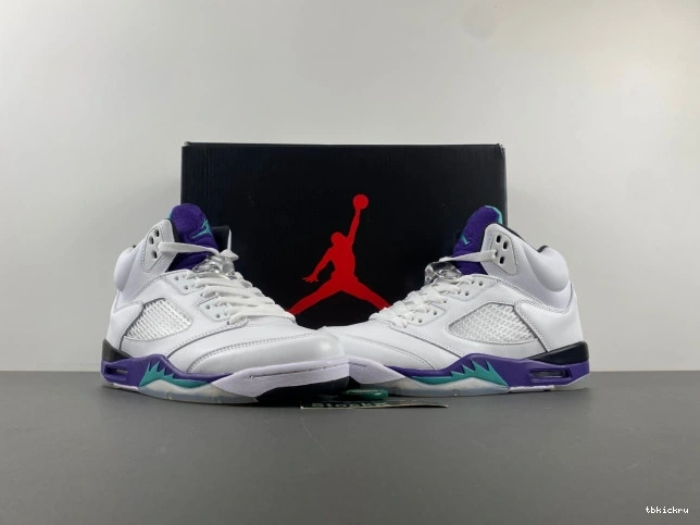 Cheap TBkick Air Retro 5 136027-108 Jordan Grape (2013) 0712